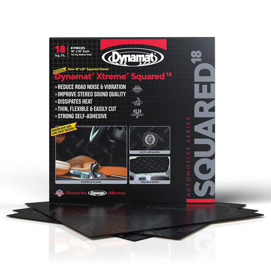 Dynamat Xtreme Sound Deadening Car Insulation Squared 18 Pack