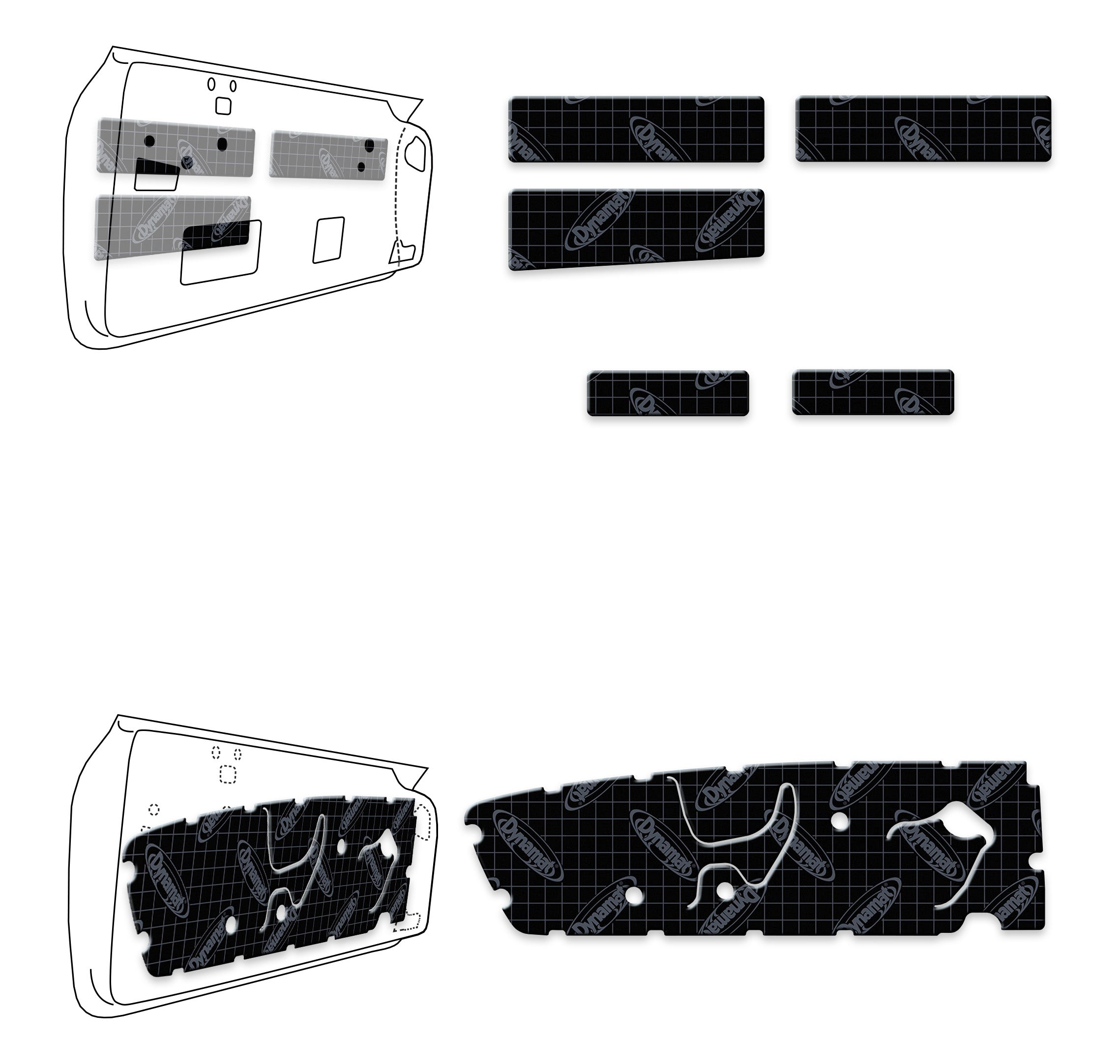 1964-1966 Mustang Door Kit - XFO M1 D – DynamatStore