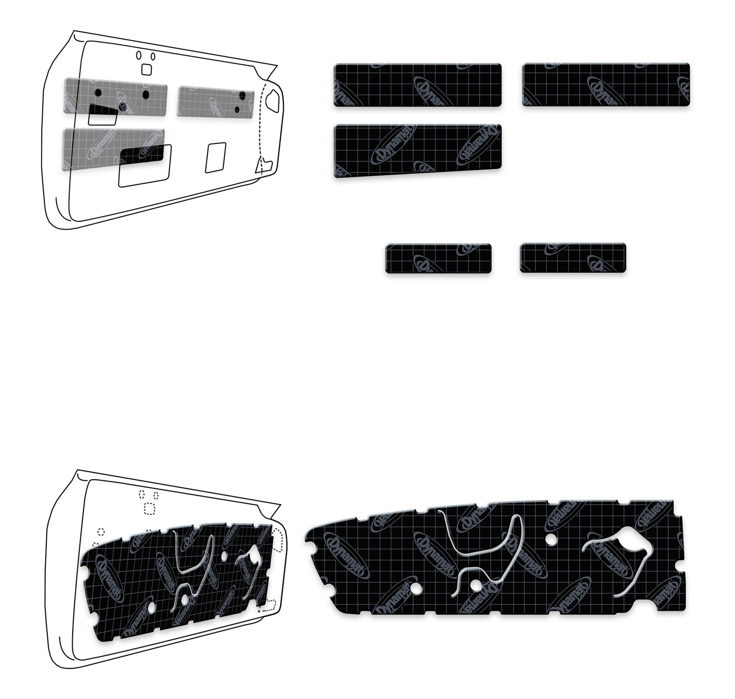 1964-1966 Mustang Door Kit - XFO M1 D