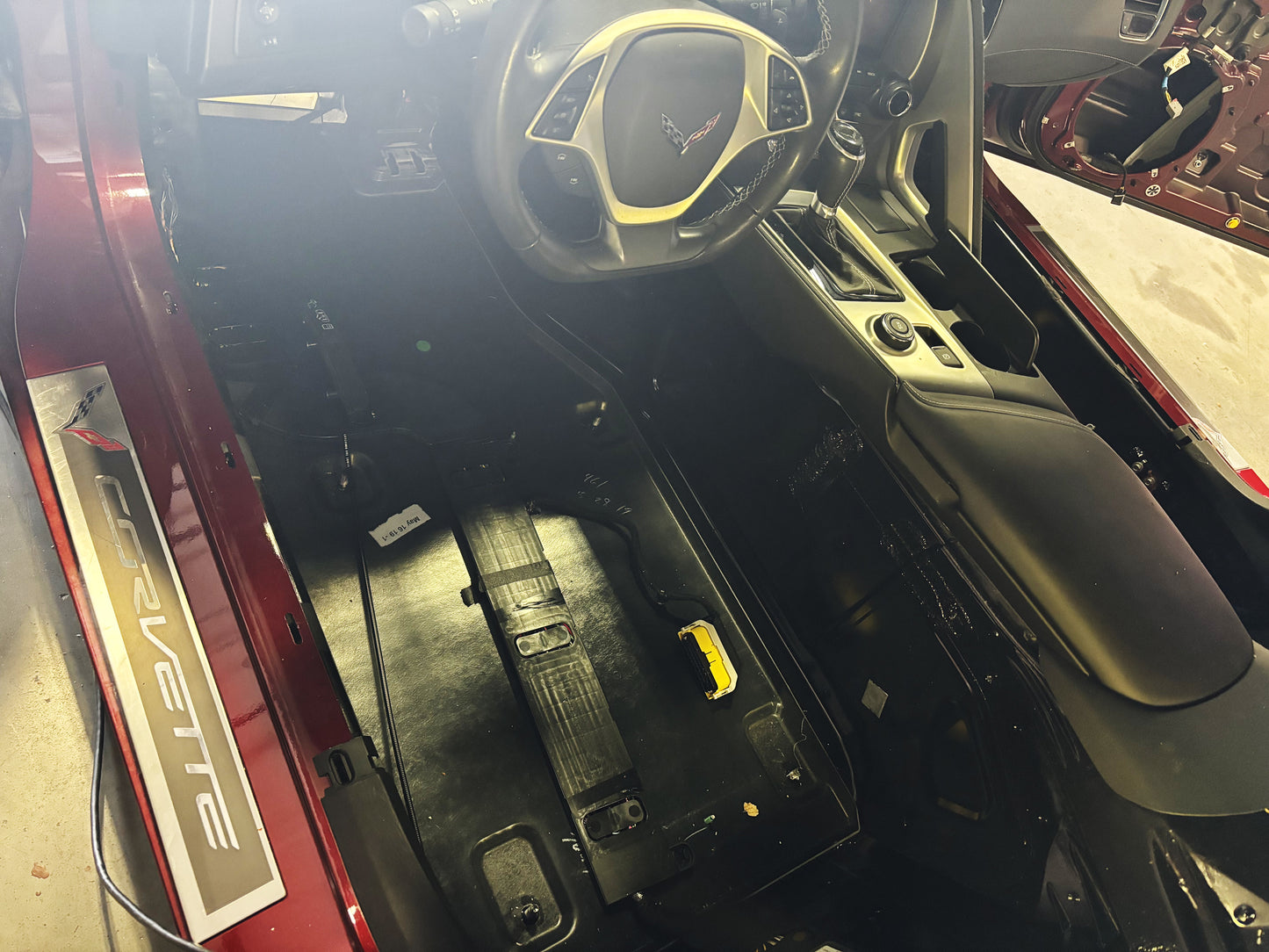 2014-2019 GM C7 Corvette Floor Custom Cut Sound Deadening Kit