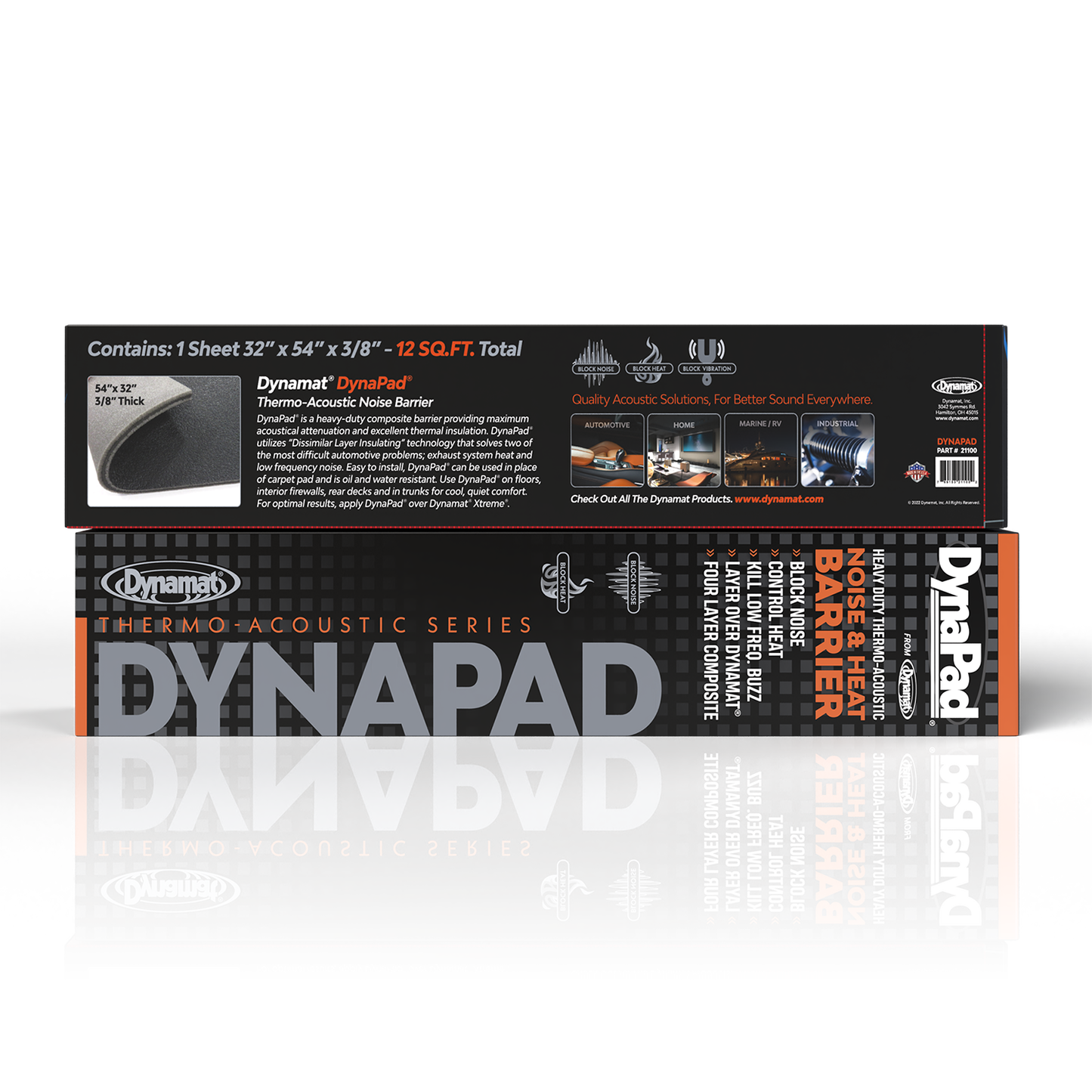 DynaPad Heavy Duty Sound Deadening Car Insulation