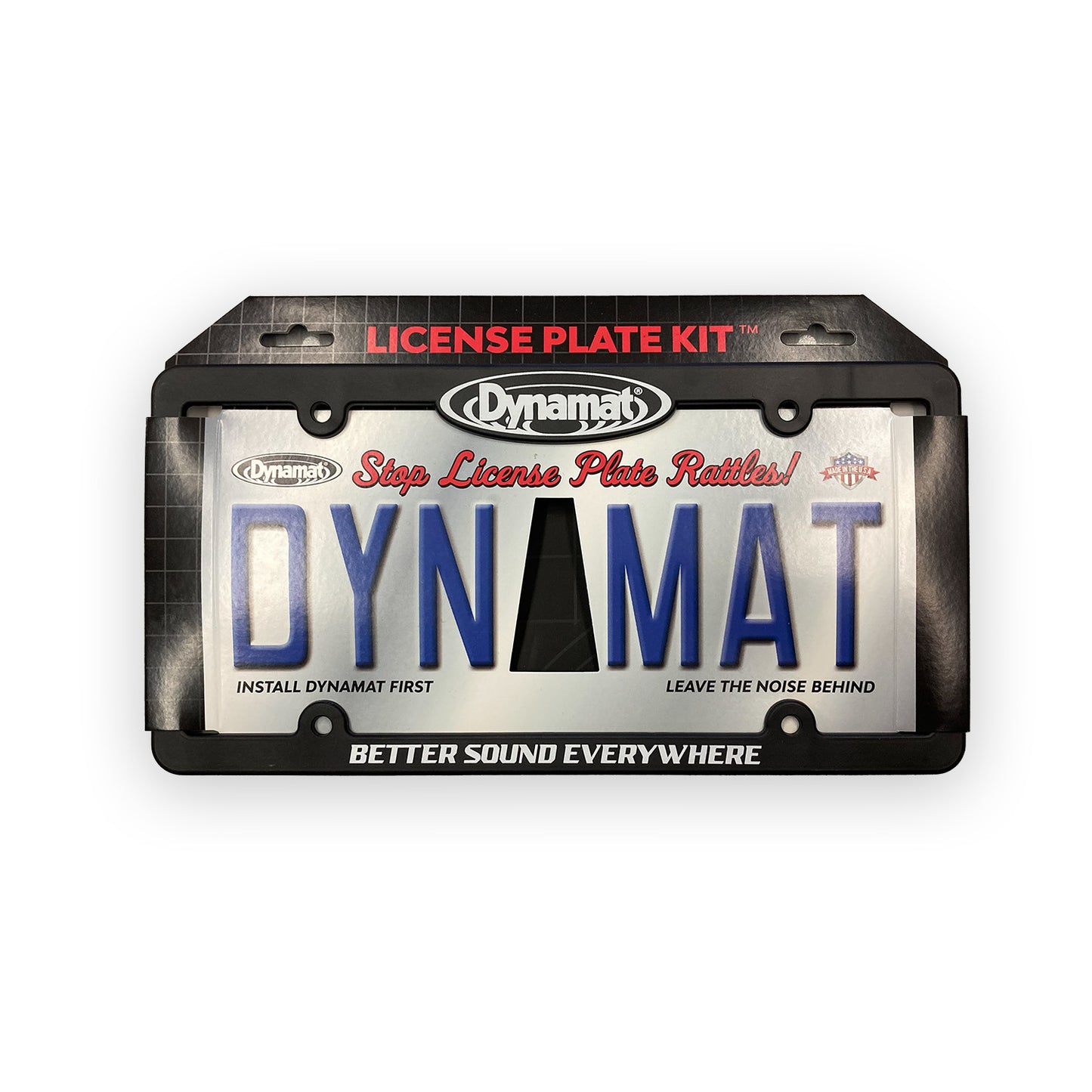Dynamat Xtreme Sound Deadening and Car Insulation License Plate Kit