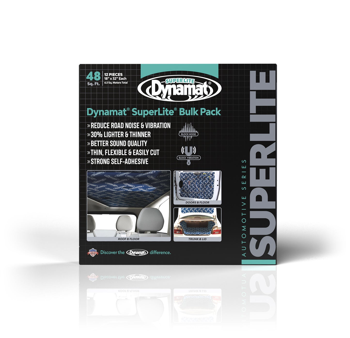 Dynamat Sound Deadening Car Insulation SuperLite Bulk Pack