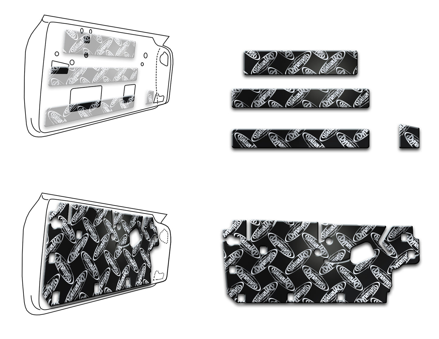 1994-2004 Ford Mustang Door Kit