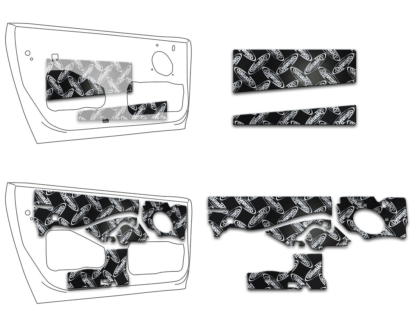 2005-2014 Ford Mustang Door Kit