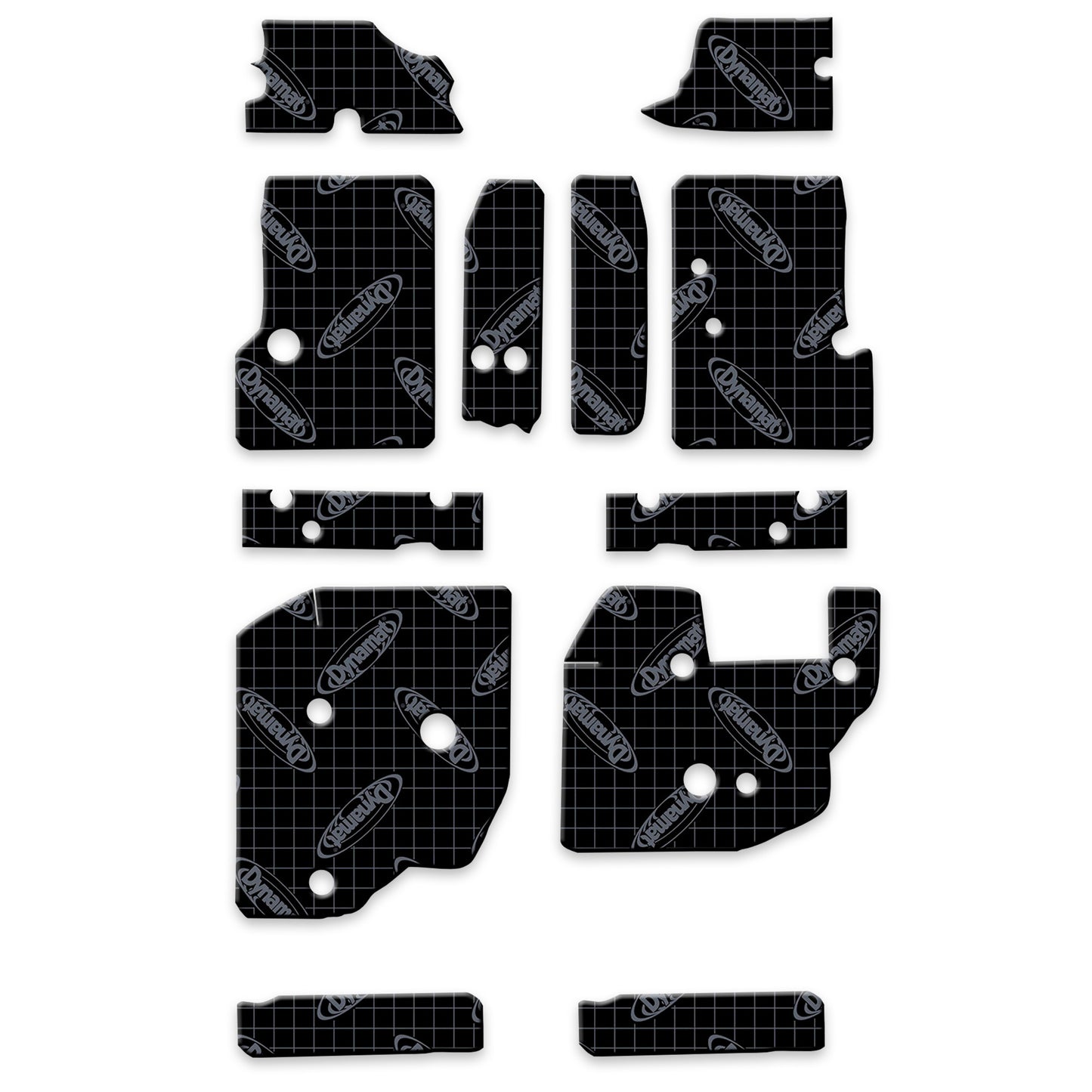 1997-2006 Jeep Wrangler TJ Floor Sound Deadening Kit