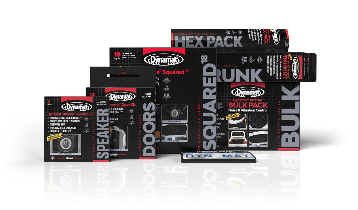 Dynamat Xtreme Sound Deadening Car Insulation Door Kit