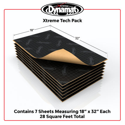 Dynamat Xtreme Sound Deadening Car Insulation Tech Pack