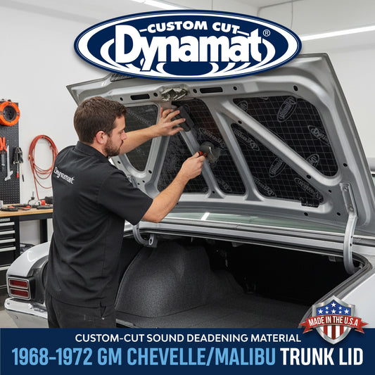 1968-1972 GM Chevelle/Malibu Sound Deadening Trunk Lid Kit - XGM A2 L