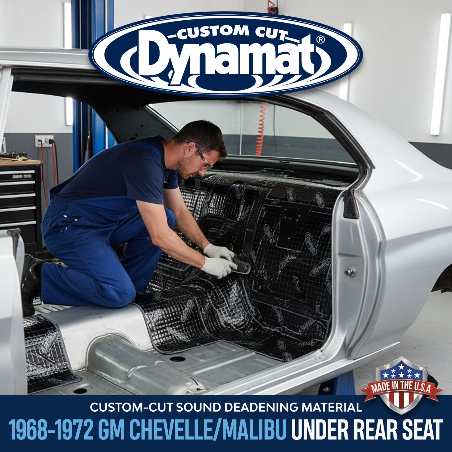 1968-1972 Chevrolet Chevelle / GM A-Body Under Rear Seat Kit - XGM A2 U