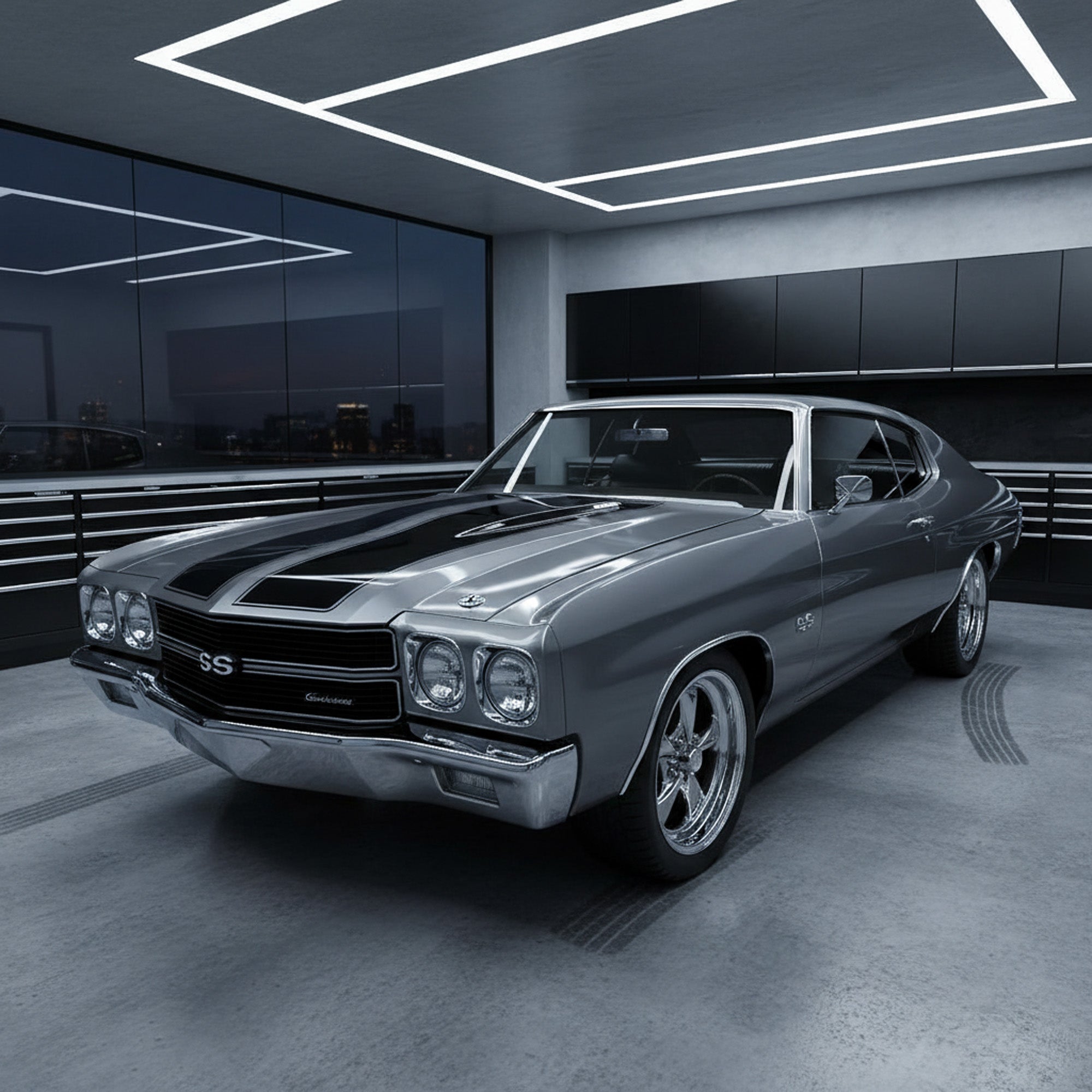 1968-1972 Chevrolet Chevelle / GM A-Body Under Rear Seat Kit - XGM