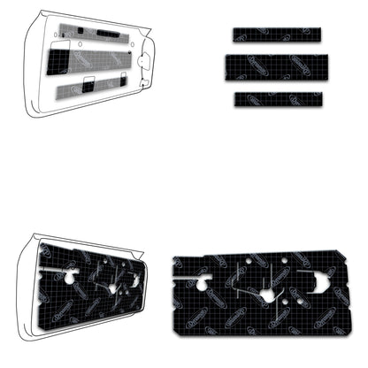 1968-1969 Camaro / Firebird Sound Deadening Door Kit - XGM F1 D