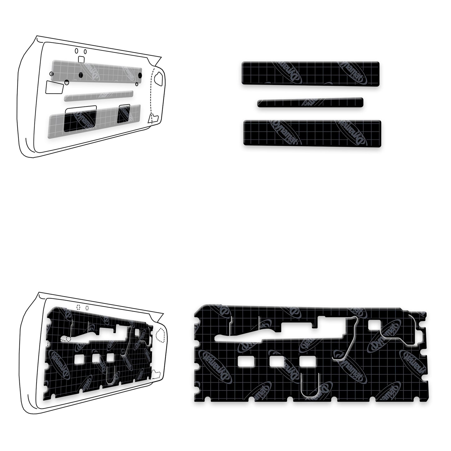 1982-1992 GM Camaro/Firebird F Body Door Kit XGM F3 D