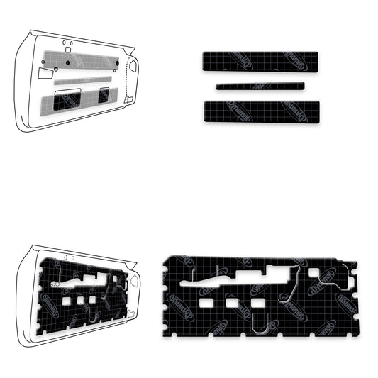 1982-1992 GM Camaro/Firebird F Body Door Kit XGM F3 D
