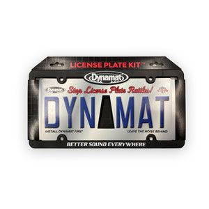 Dynamat Xtreme Sound Deadening and Car Insulation License Plate Kit