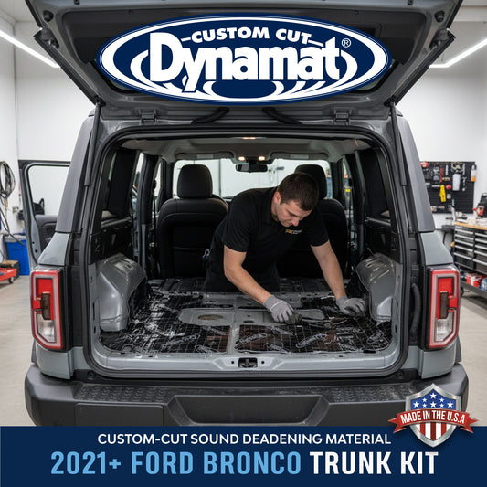 2021+ Ford Bronco Trunk/Cargo Custom Cut Sound Deadening Kit
