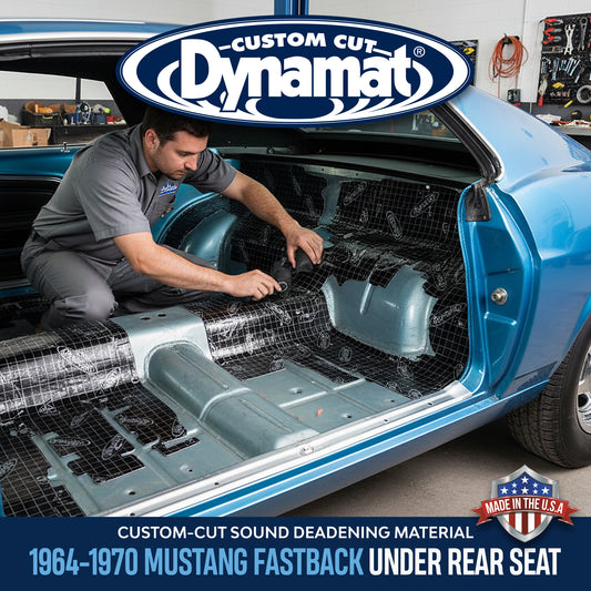 1964-1970 Mustang Fastback Under Rear Seat Kit - XFO M1 U2
