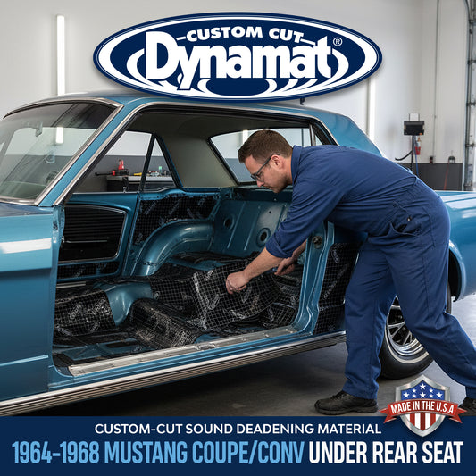 1964-1968 Mustang Coupe / Conv. Under Rear Seat Kit - XFO M1 U