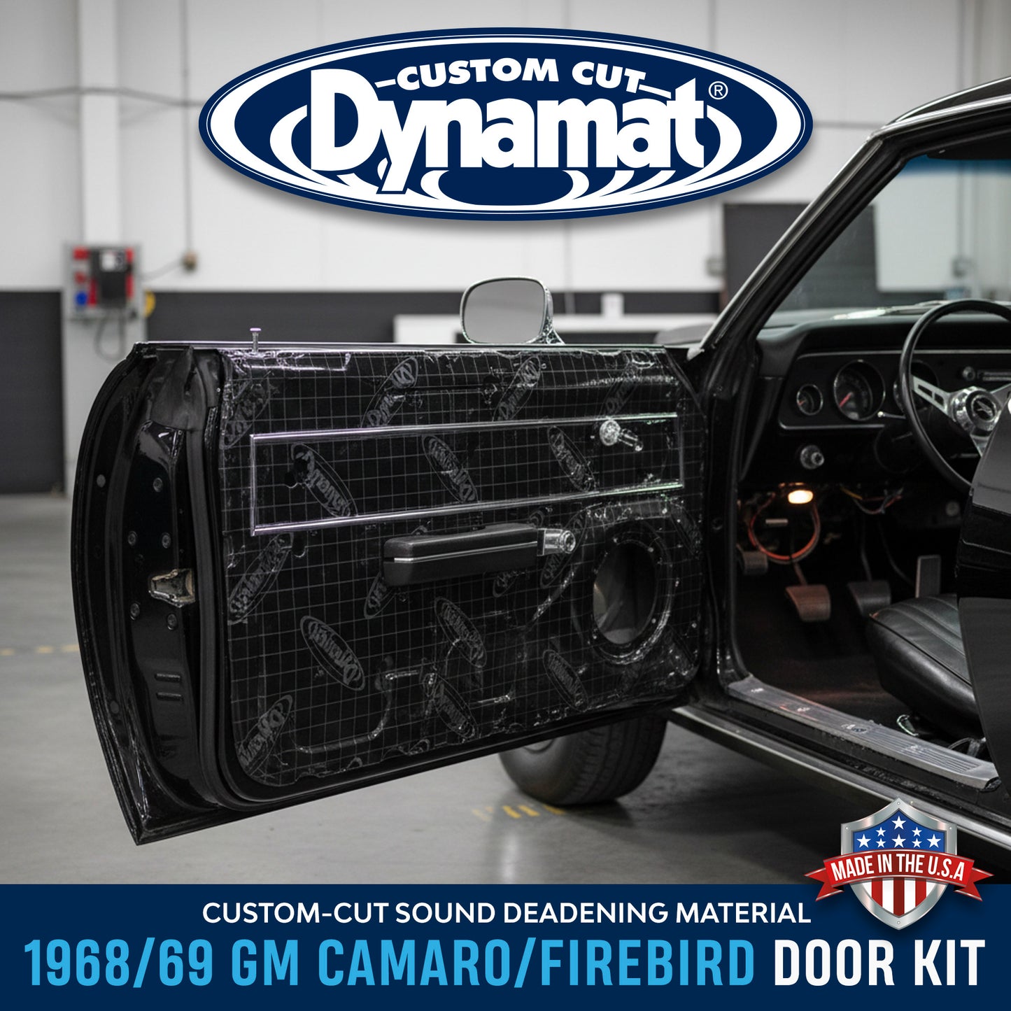 1968-1969 Camaro / Firebird Sound Deadening Door Kit - XGM F1 D