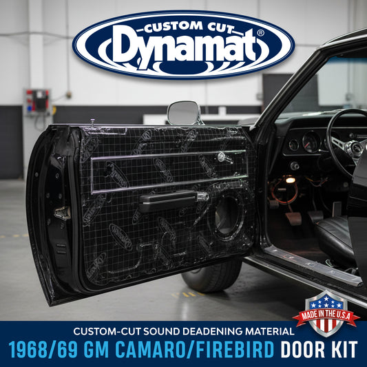 1968-1969 Camaro / Firebird Sound Deadening Door Kit - XGM F1 D