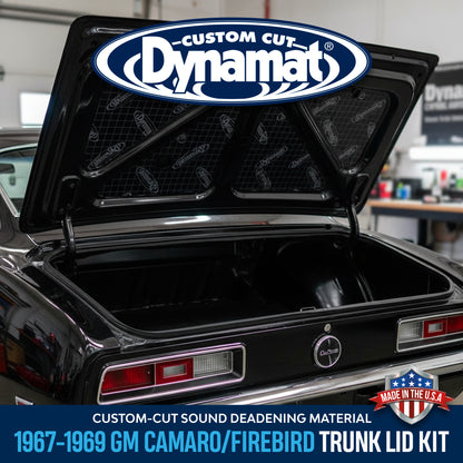 1967-1969 GM Camaro/Firebird Sound Deadening Trunk Lid Kit - XGM F1 L