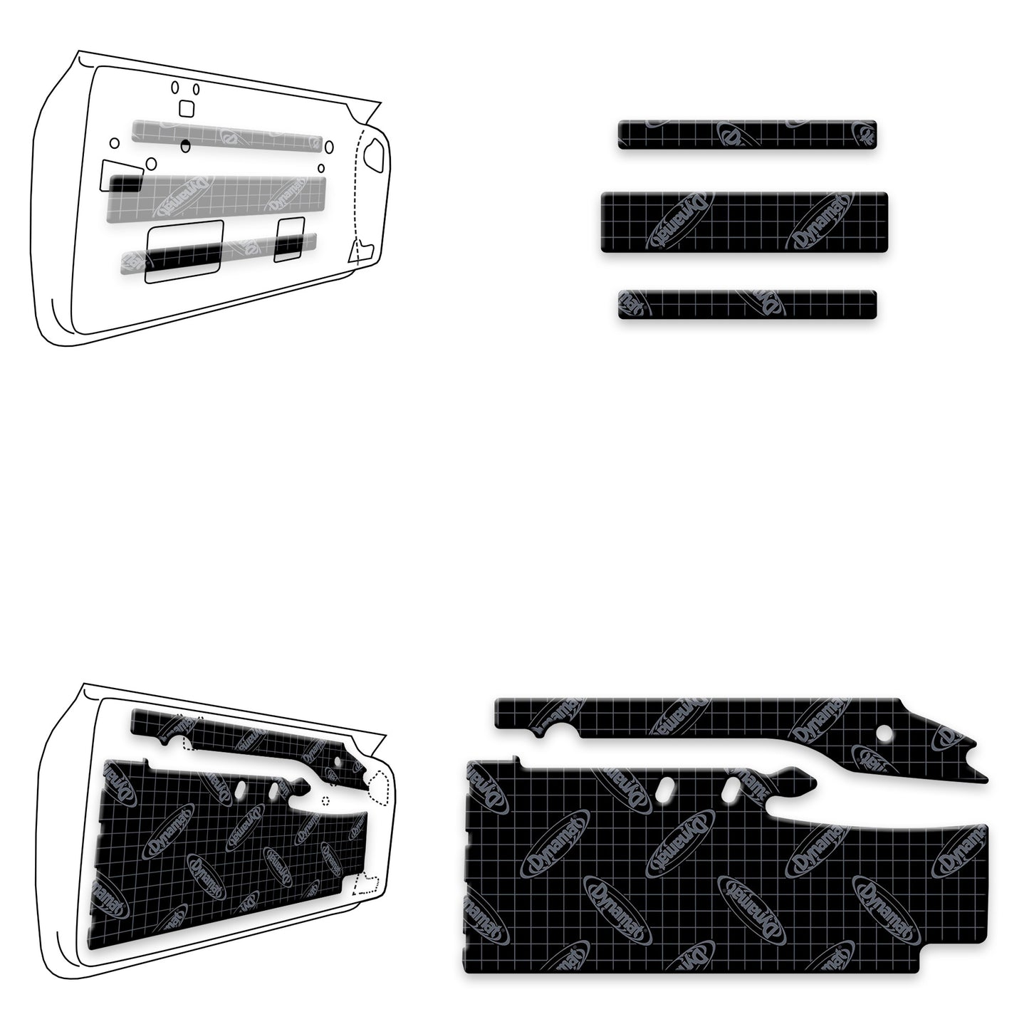 1955-1957 Chevrolet Tri Five Door Kit (2 Door) - XGM T5 D