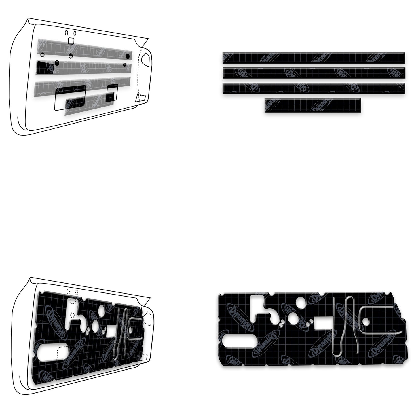 1968-1970 Dodge Charger / Mopar B-Body Door Kit - XMO B1 D