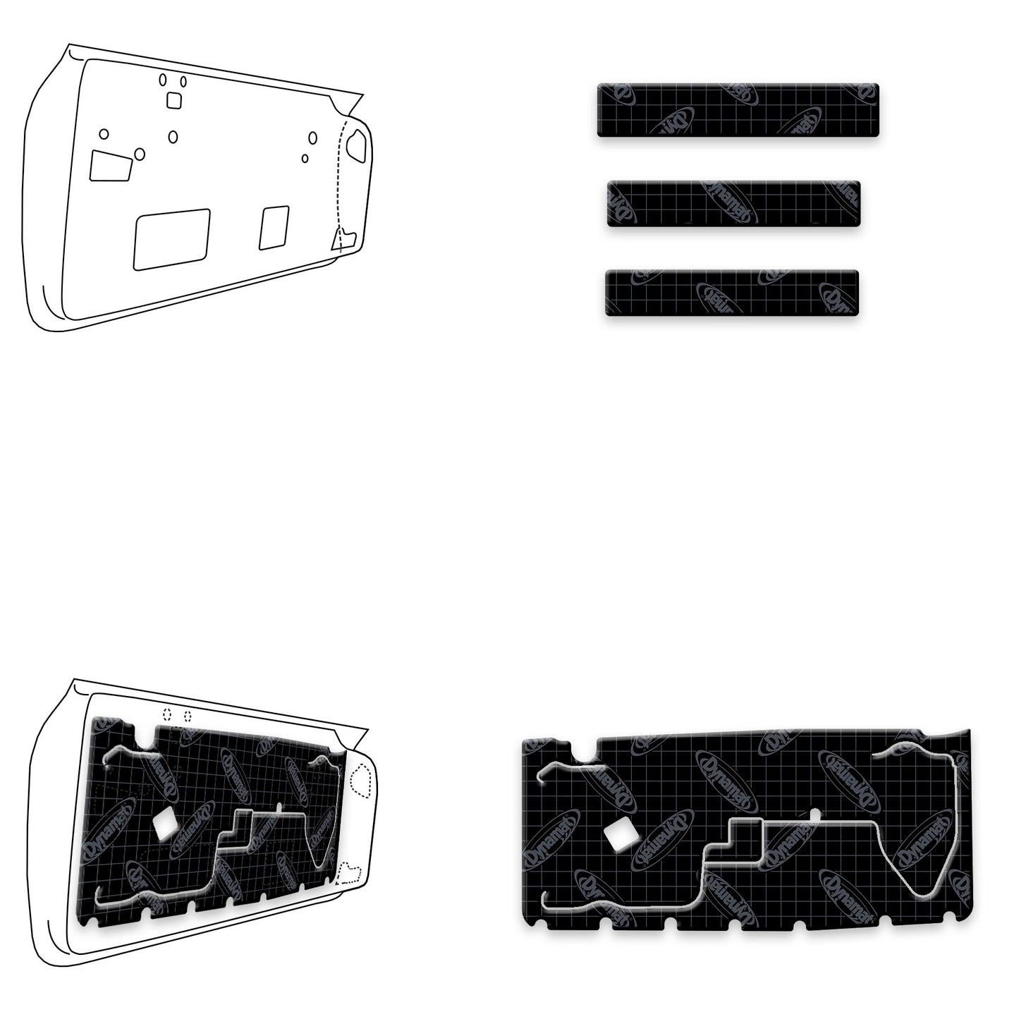 1970-1974 Dodge Challenger / Mopar E-Body Door Kit - XMO E1 D