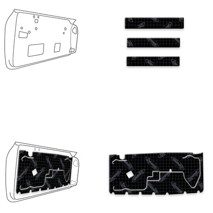 1970-1974 Dodge Challenger / Mopar E-Body Door Kit - XMO E1 D