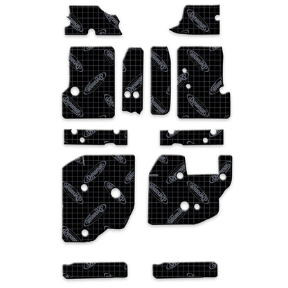 1997-2006 Jeep Wrangler TJ Floor Sound Deadening Kit